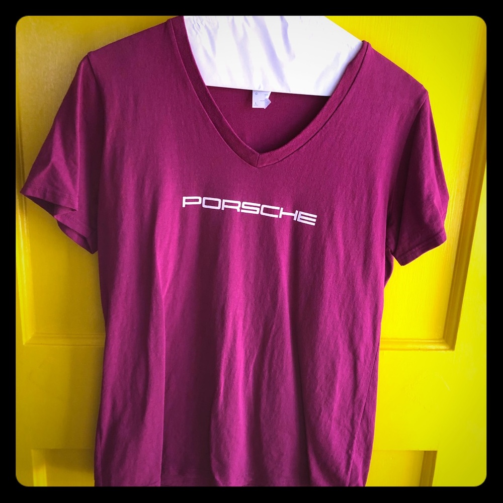 Fuchsia Porsche Large T-shirt